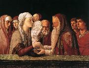 BELLINI, Giovanni Presentation at the Temple  yrfuy oil painting picture wholesale